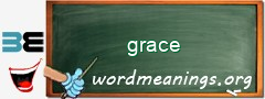 WordMeaning blackboard for grace